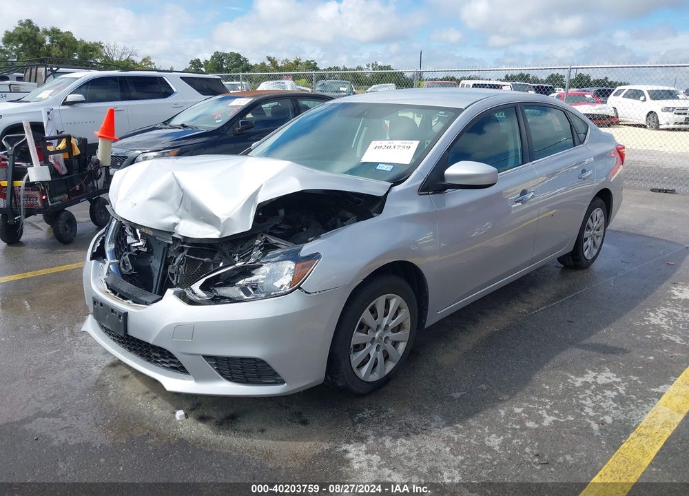 2017 NISSAN SENTRA SV VIN: 3N1AB7AP2HY317057