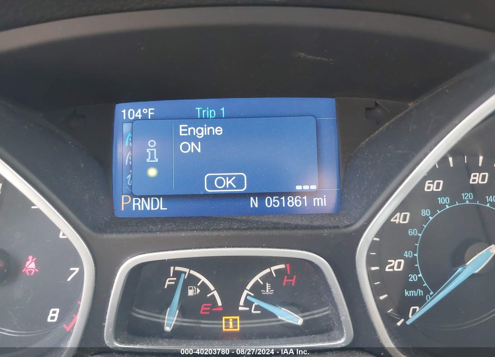 2014 FORD FOCUS VIN: 1FADP3F23EL205637