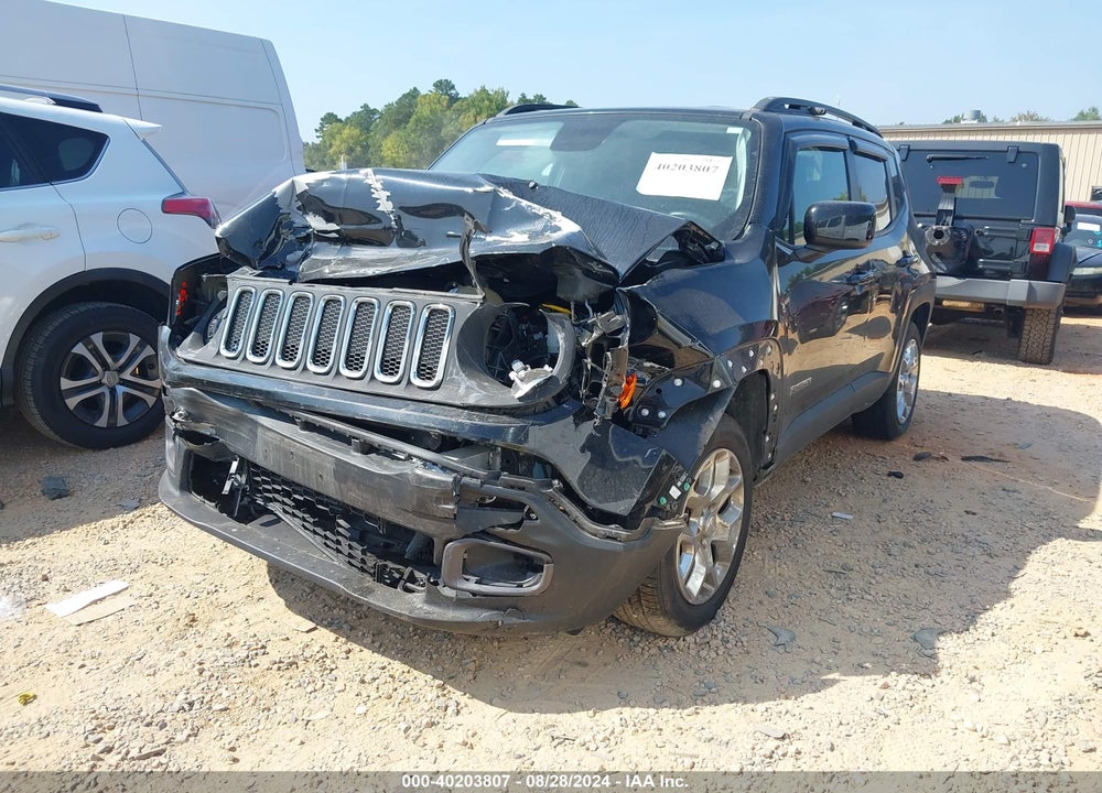 2016 JEEP RENEGADE LATITUDE VIN: ZACCJBBT1GPC62028