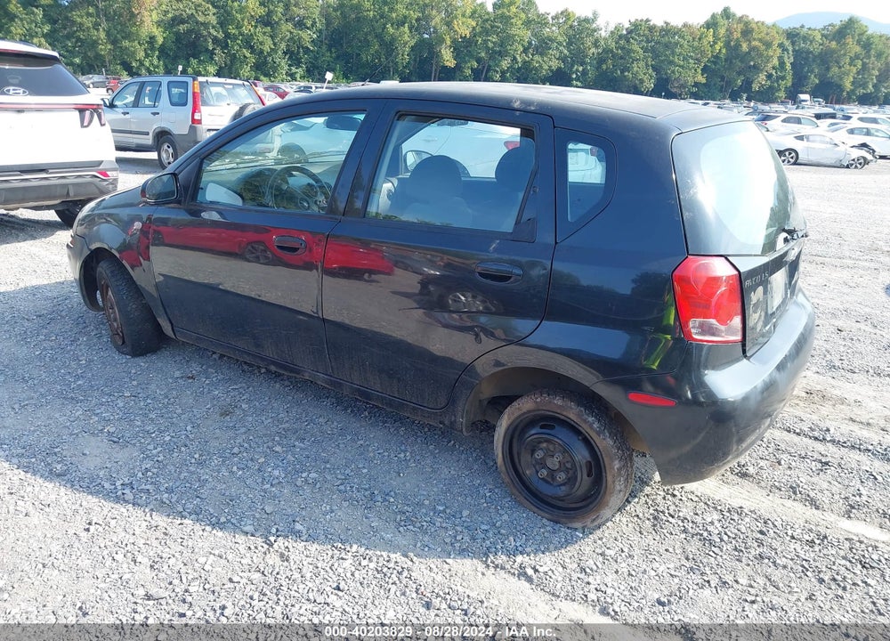 2006 CHEVROLET AVEO LS VIN: KL1TD66696B557915