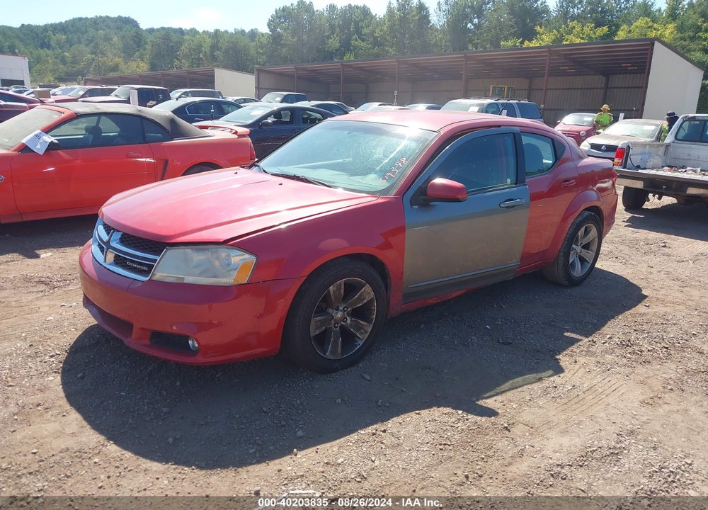 2011 DODGE AVENGER LUX VIN: 1B3BD2FG1BN519398
