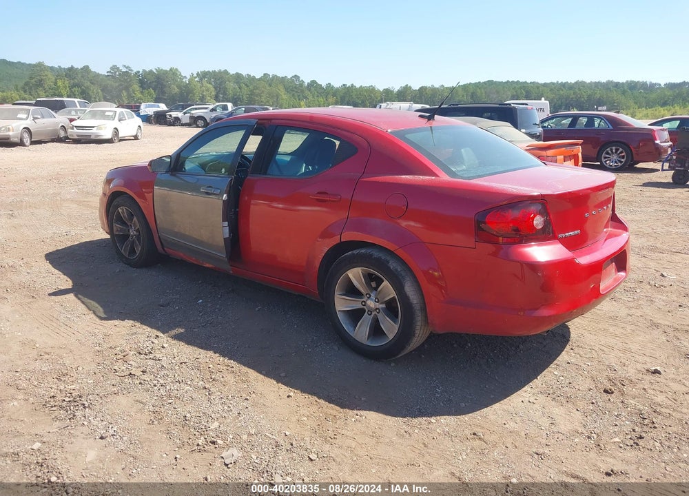 2011 DODGE AVENGER LUX VIN: 1B3BD2FG1BN519398