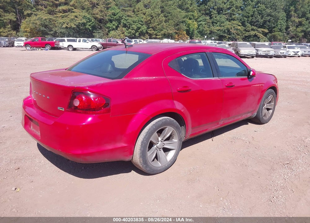 2011 DODGE AVENGER LUX VIN: 1B3BD2FG1BN519398