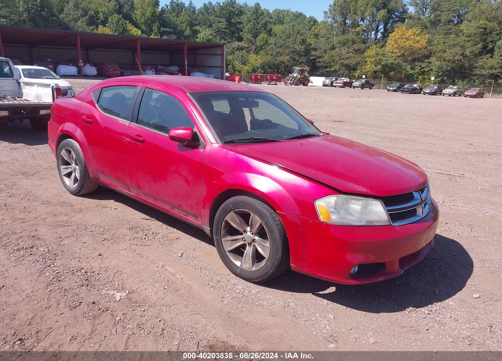 2011 DODGE AVENGER LUX VIN: 1B3BD2FG1BN519398