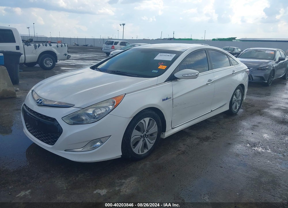 2013 HYUNDAI SONATA HYBRID LIMITED VIN: KMHEC4A49DA085051