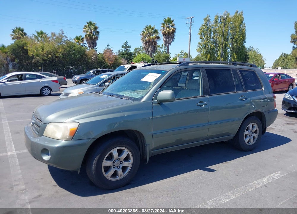 2006 TOYOTA HIGHLANDER V6 VIN: JTEDP21A660122379