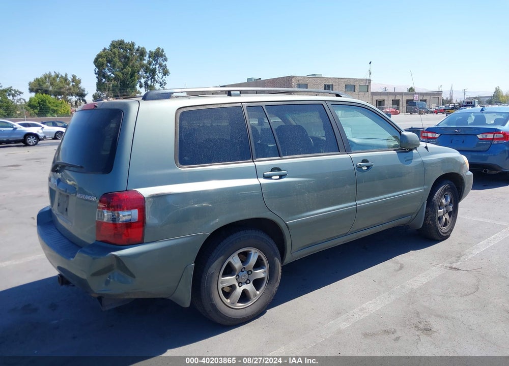 2006 TOYOTA HIGHLANDER V6 VIN: JTEDP21A660122379