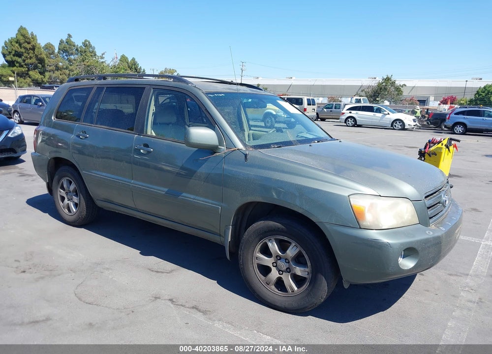 2006 TOYOTA HIGHLANDER V6 VIN: JTEDP21A660122379