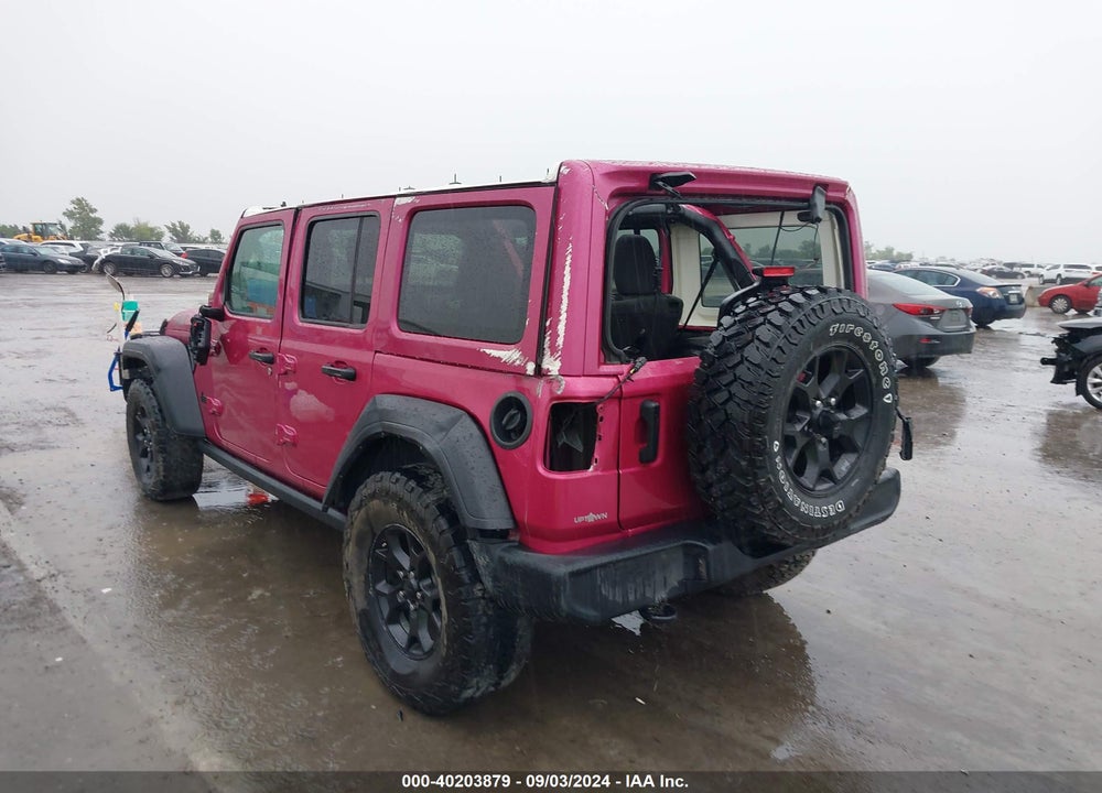2022 JEEP WRANGLER UNLIMITED WILLYS 4X4 VIN: 1C4HJXDG5NW116508