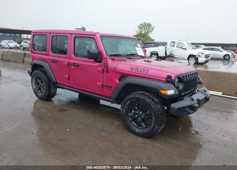 2022 JEEP WRANGLER UNLIMITED WILLYS 4X4 VIN: 1C4HJXDG5NW116508