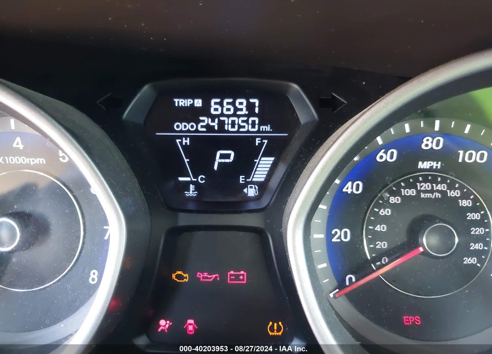 2012 HYUNDAI ELANTRA GLS (ULSAN PLANT) VIN: KMHDH4AE0CU225040
