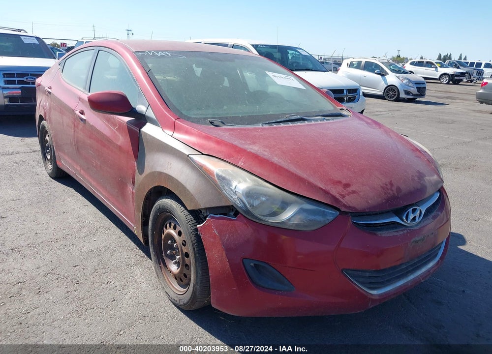2012 HYUNDAI ELANTRA GLS (ULSAN PLANT) VIN: KMHDH4AE0CU225040