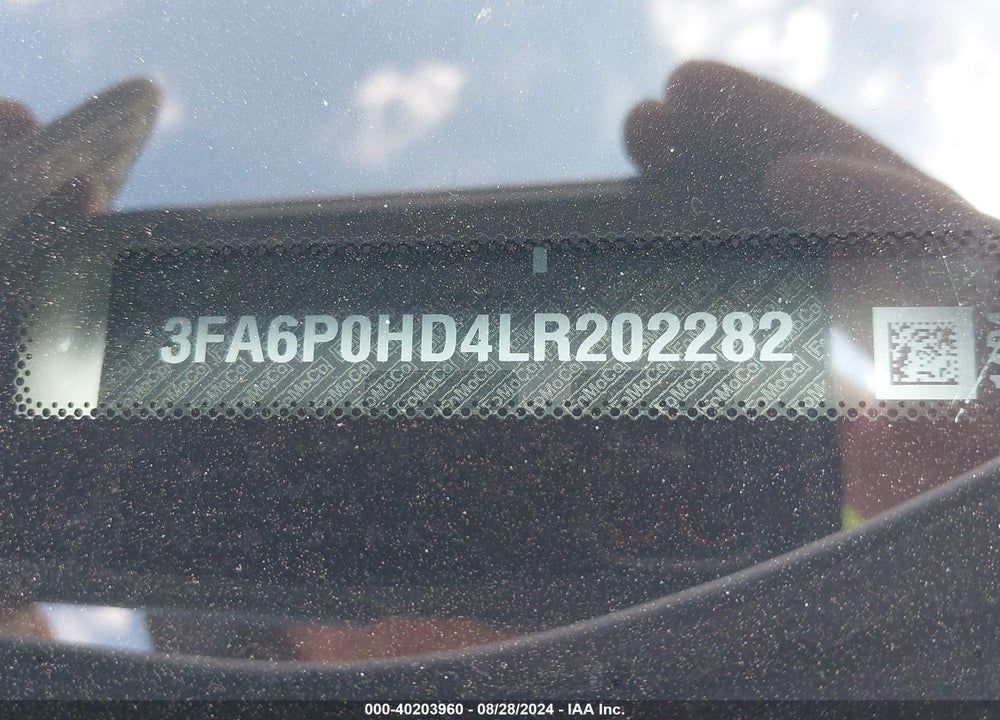 2020 FORD FUSION SE VIN: 3FA6P0HD4LR202282