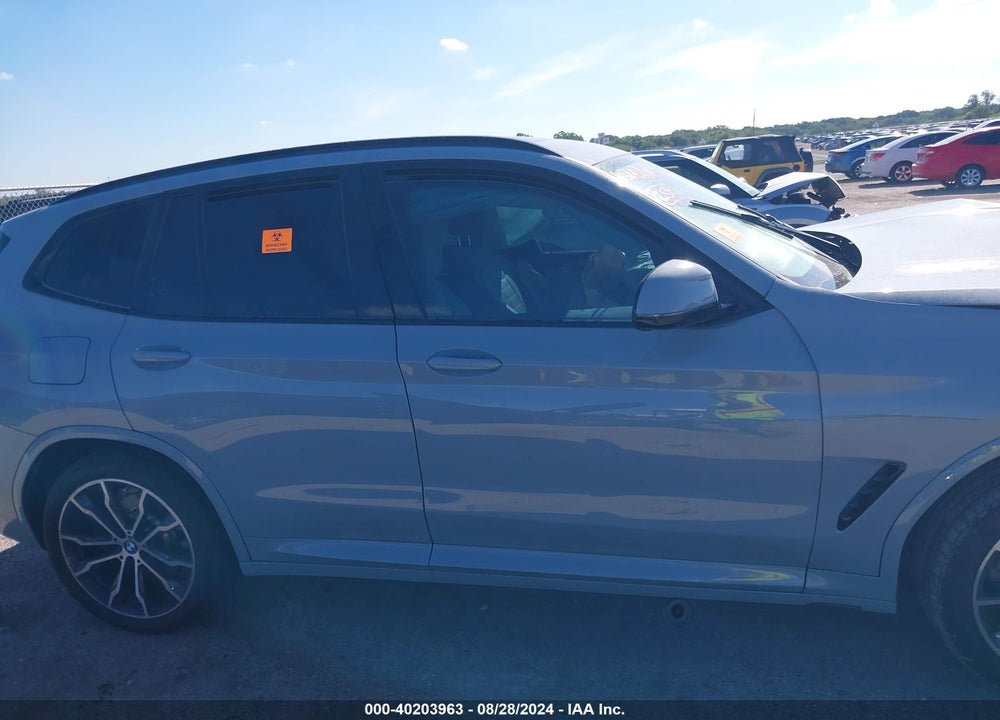 2022 BMW X3 SDRIVE30I VIN: 5UX43DP0XN9M71435