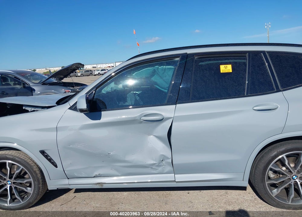 2022 BMW X3 SDRIVE30I VIN: 5UX43DP0XN9M71435