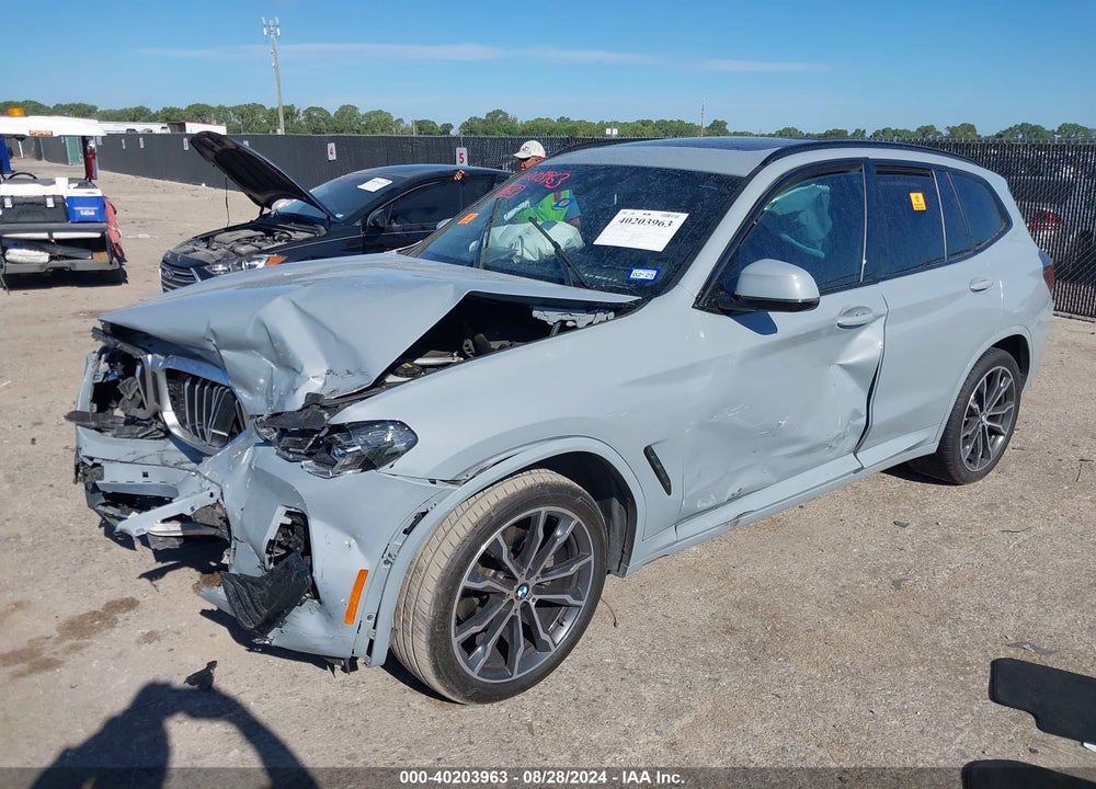 2022 BMW X3 SDRIVE30I VIN: 5UX43DP0XN9M71435