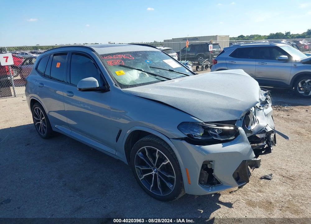 2022 BMW X3 SDRIVE30I VIN: 5UX43DP0XN9M71435