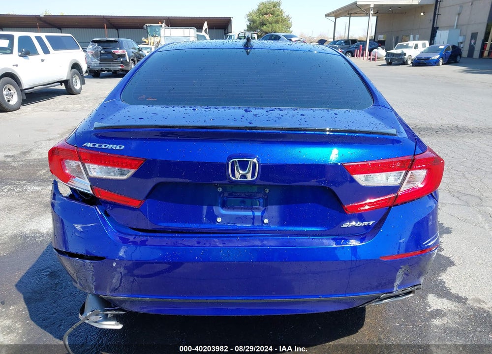 2022 HONDA ACCORD SPORT VIN: 1HGCV1F36NA110463