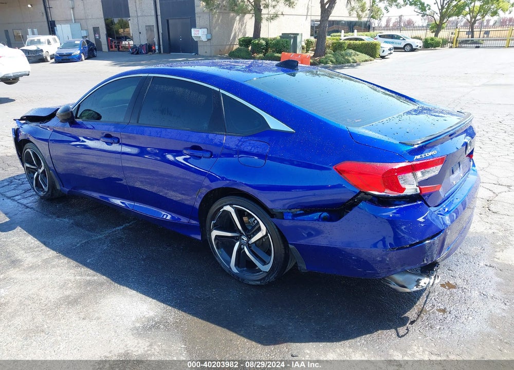 2022 HONDA ACCORD SPORT VIN: 1HGCV1F36NA110463