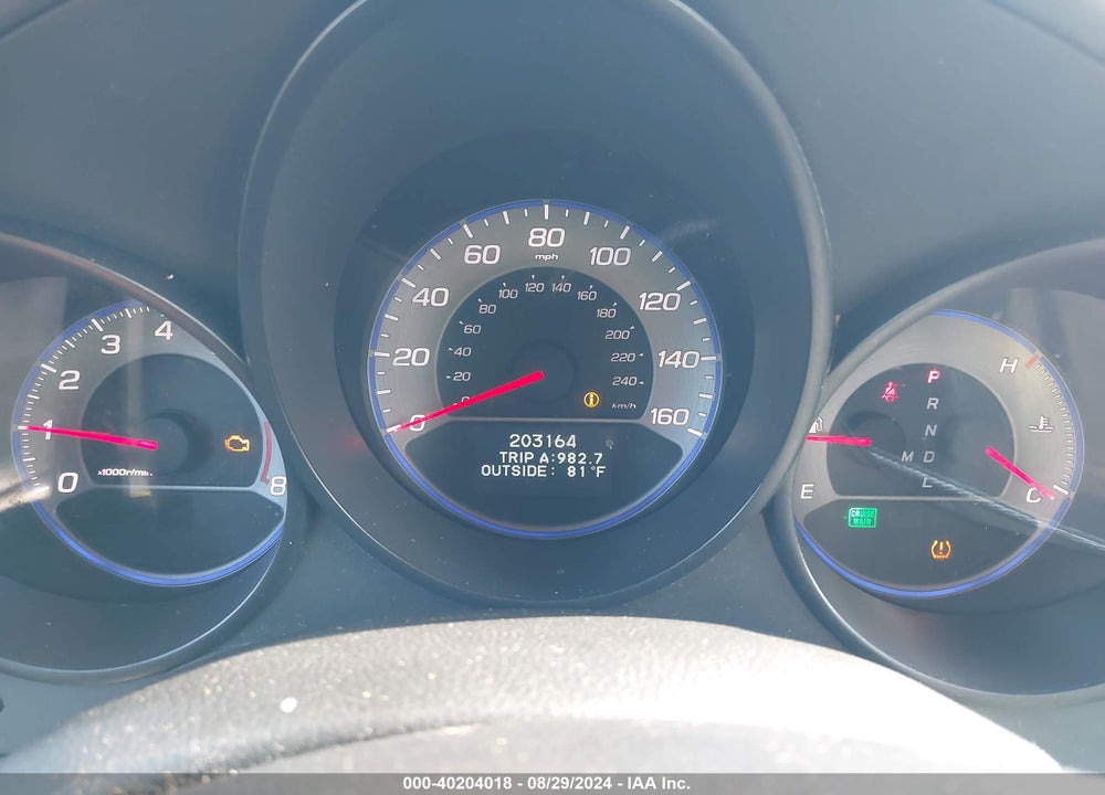 2008 ACURA TL 3.2 VIN: 19UUA66208A040564