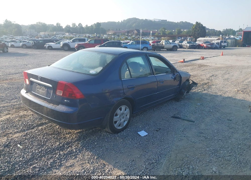 2002 HONDA CIVIC EX VIN: 1HGES25852L073975