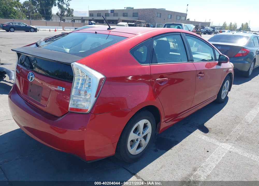 2010 TOYOTA PRIUS III VIN: JTDKN3DU4A0103285