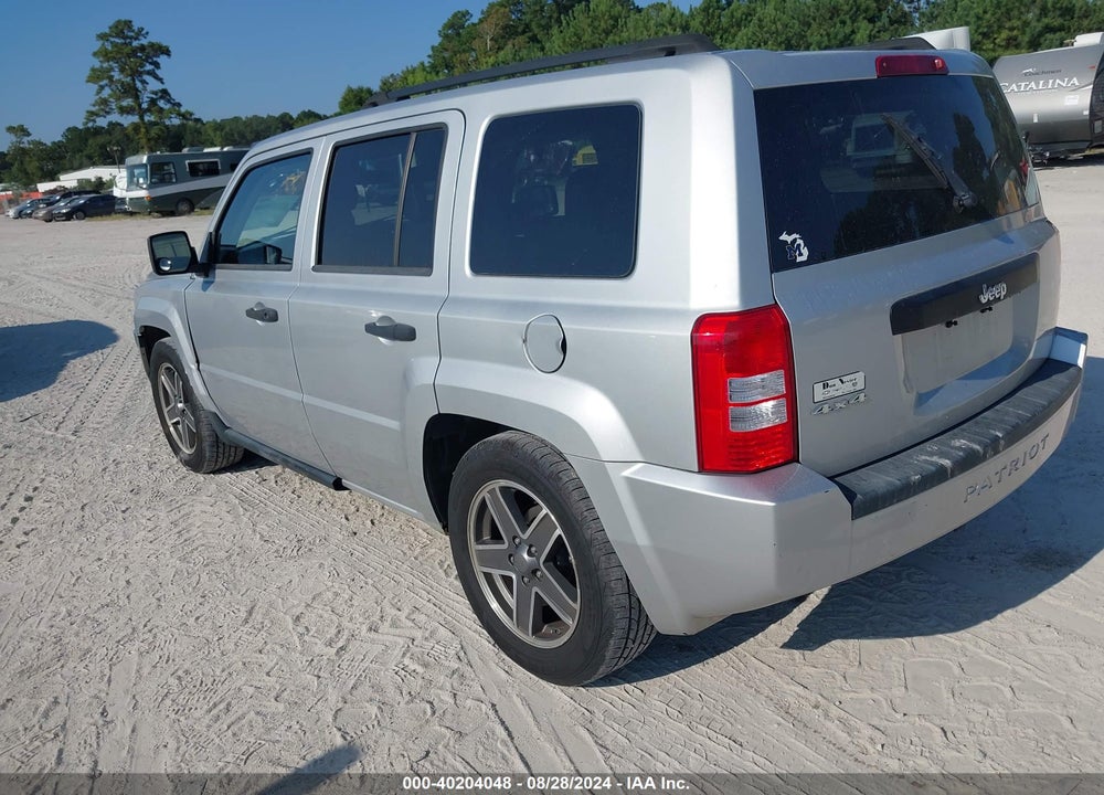 2009 JEEP PATRIOT SPORT VIN: 1J4FF28B09D207921