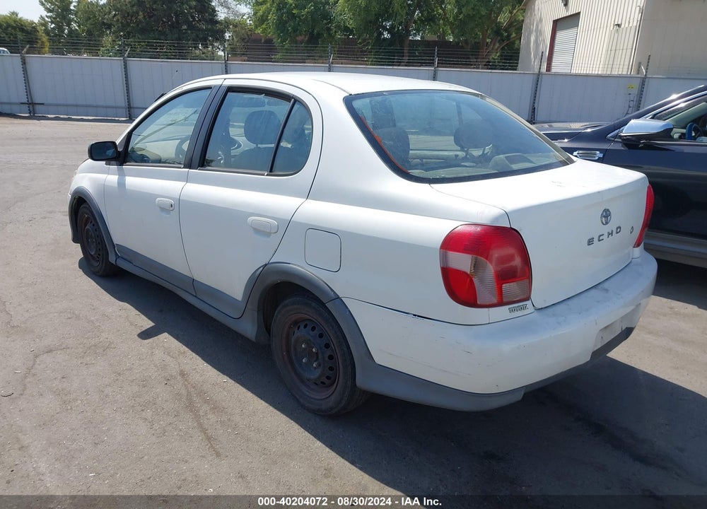 2002 TOYOTA ECHO VIN: JTDBT123820220776