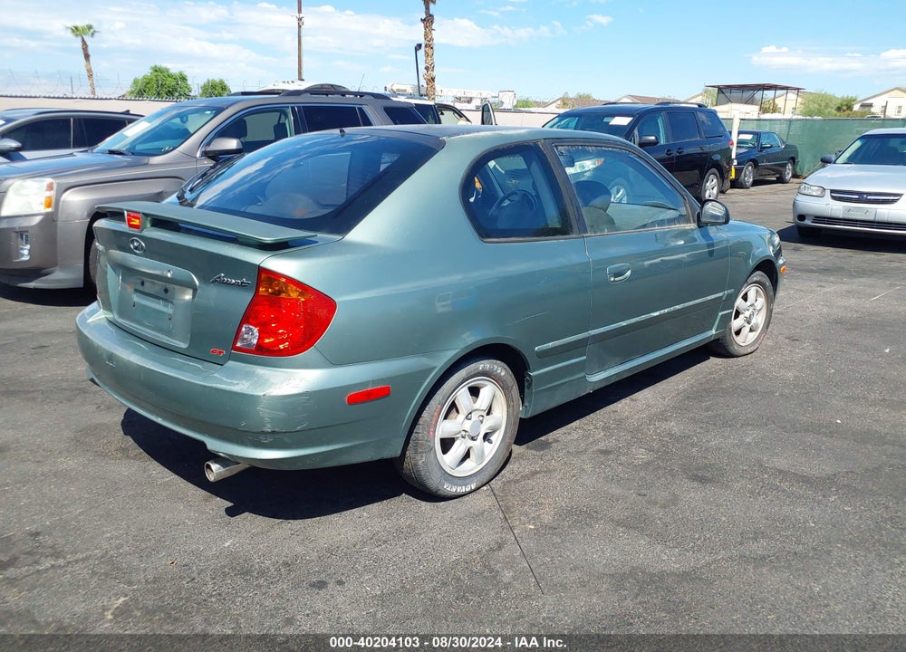 2003 HYUNDAI ACCENT GL VIN: KMHCG35C23U265430