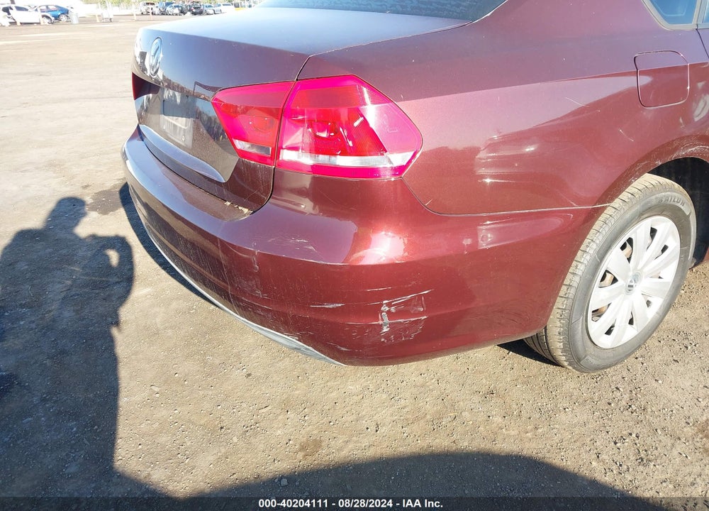 2012 VOLKSWAGEN PASSAT 2.5L S VIN: 1VWAP7A30CC070390