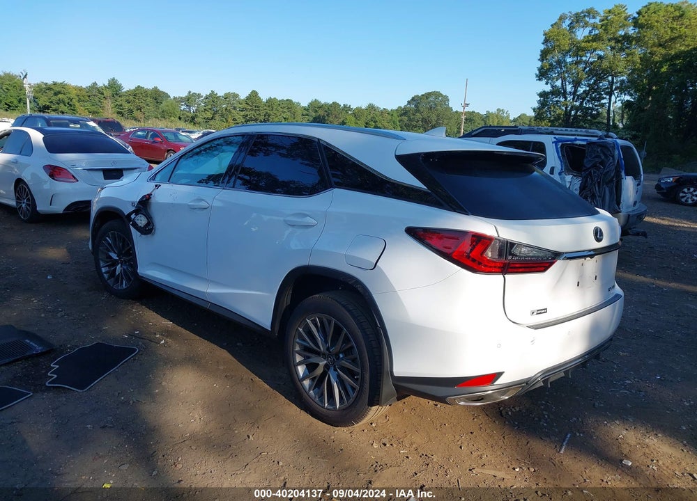 2021 LEXUS RX 350 F SPORT APPEARANCE VIN: 2T2SZMDA7MC283979