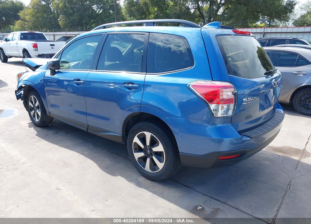 2018 SUBARU FORESTER 2.5I VIN: JF2SJABC6JH522753