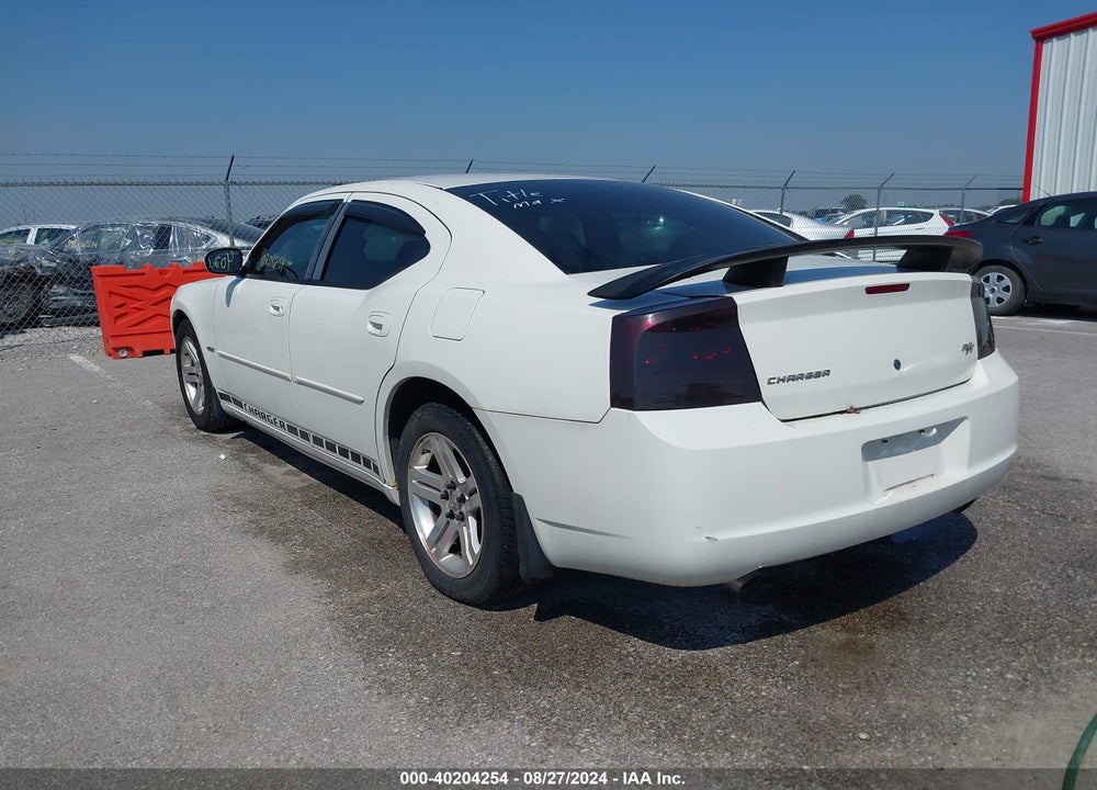 2006 DODGE CHARGER RT VIN: 2B3LA53H16H347724