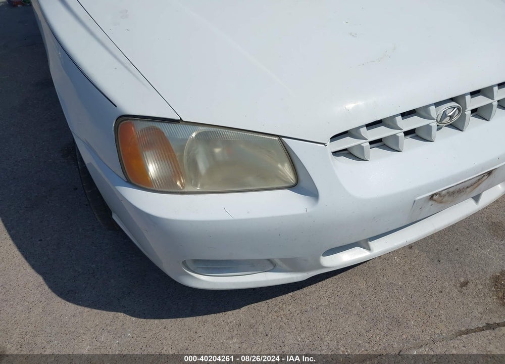 2002 HYUNDAI ACCENT GL VIN: KMHCG45C52U396470