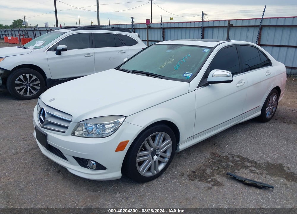 2009 MERCEDES-BENZ C 300 LUXURY/SPORT VIN: WDDGF54X99R041548