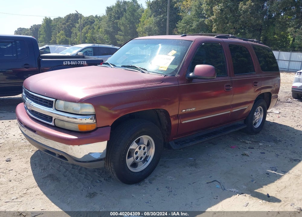 2002 CHEVROLET TAHOE LT VIN: 1GNEC13Z92R324857