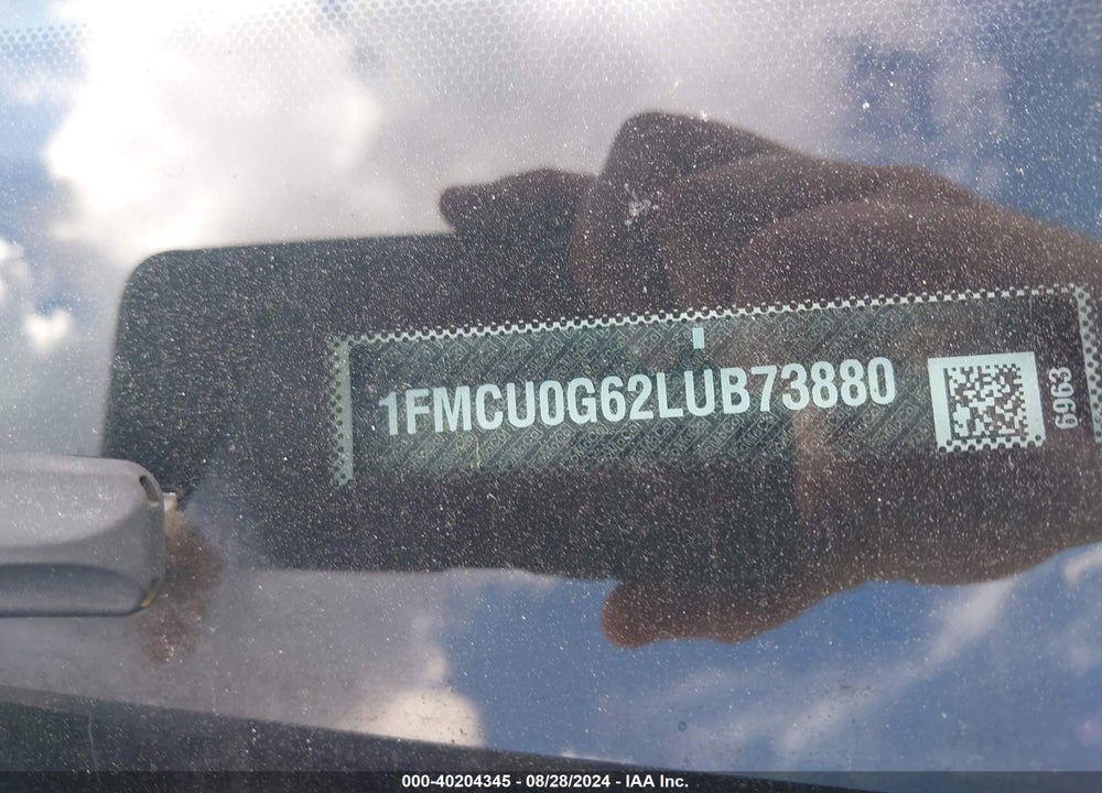 2020 FORD ESCAPE VIN: 1FMCU0G62LUB73880