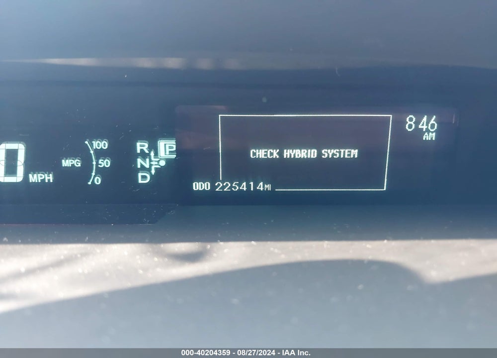 2010 TOYOTA PRIUS IV VIN: JTDKN3DU4A0034081