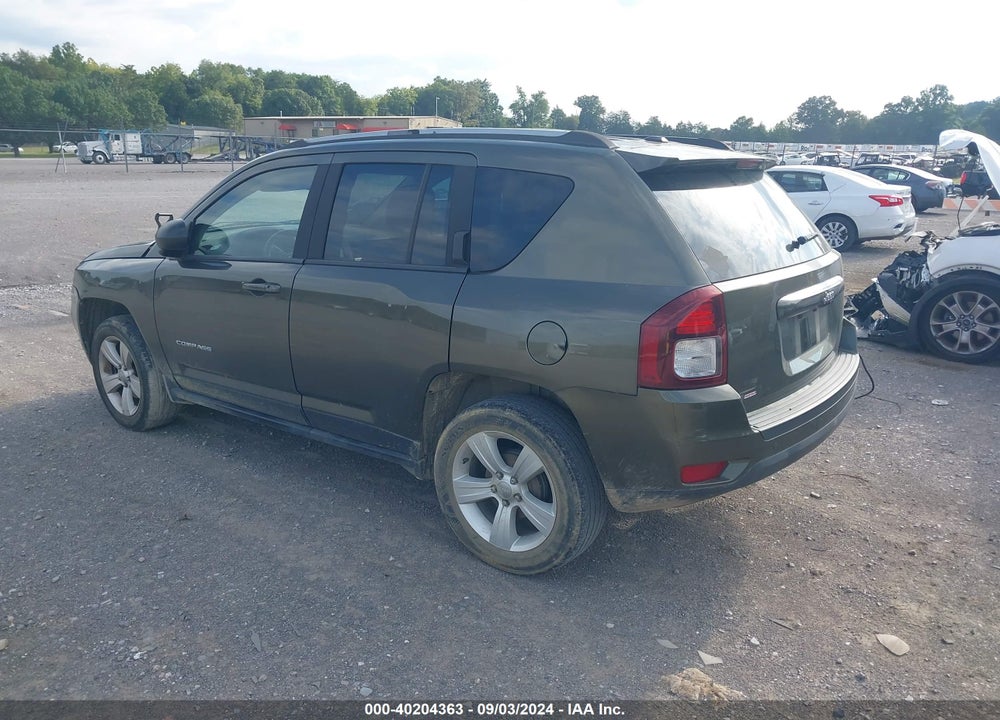 2016 JEEP COMPASS SPORT VIN: 1C4NJCBB9GD506397