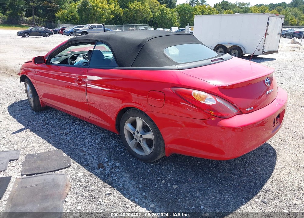 2005 TOYOTA CAMRY SOLARA SE VIN: 4T1FA38P45U050986