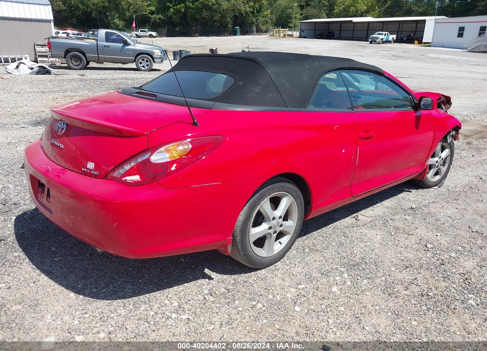2005 TOYOTA CAMRY SOLARA SE VIN: 4T1FA38P45U050986