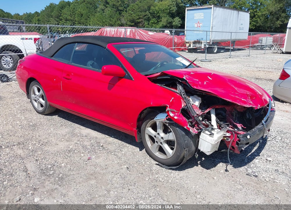 2005 TOYOTA CAMRY SOLARA SE VIN: 4T1FA38P45U050986