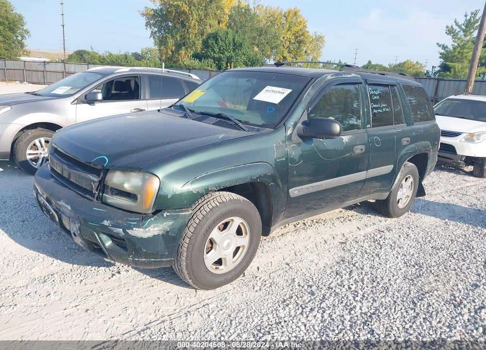 2003 CHEVROLET TRAILBLAZER LS VIN: 1GNDT13S432290951