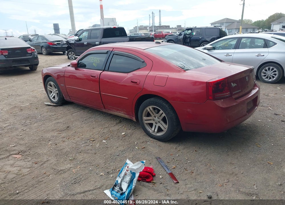 2006 DODGE CHARGER RT VIN: 2B3KA53H36H191293