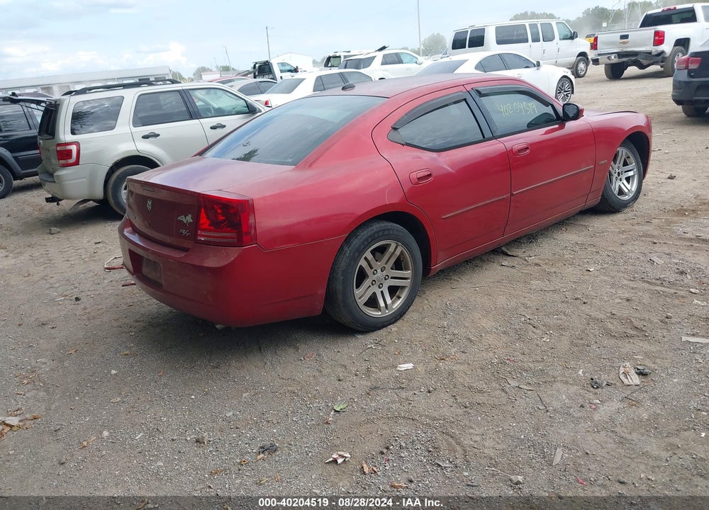 2006 DODGE CHARGER RT VIN: 2B3KA53H36H191293