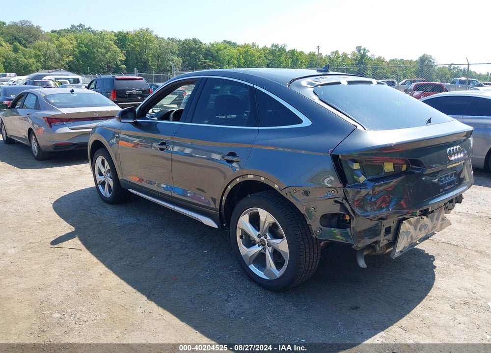 2023 AUDI Q5 SPORTBACK PREMIUM PLUS 45 TFSI S LINE QUATTRO S TRONIC VIN: WA15AAFY4P2174717