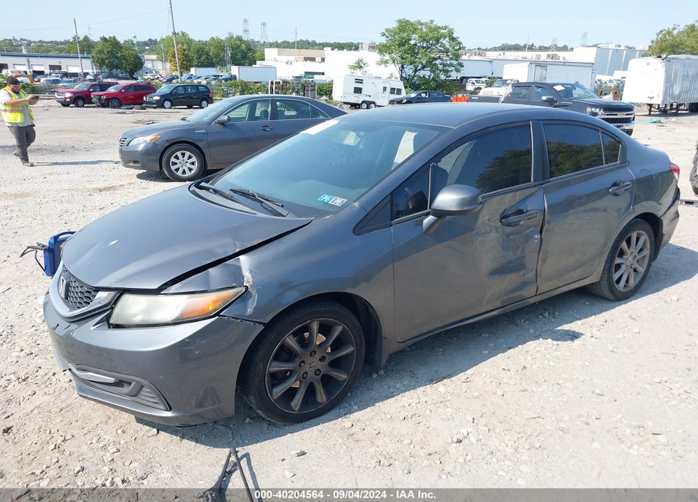 2013 HONDA CIVIC LX VIN: 19XFB2F57DE084074