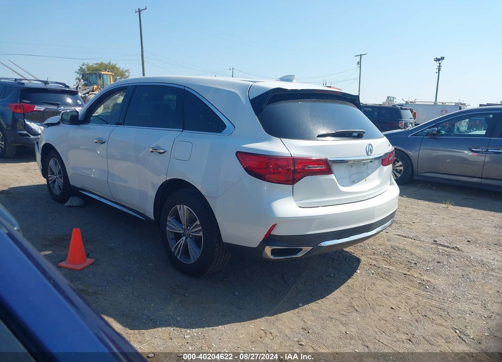 2020 ACURA MDX STANDARD VIN: 5J8YD3H39LL012014