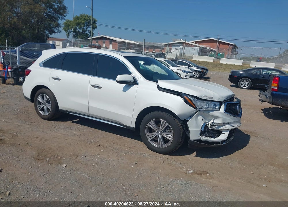 2020 ACURA MDX STANDARD VIN: 5J8YD3H39LL012014