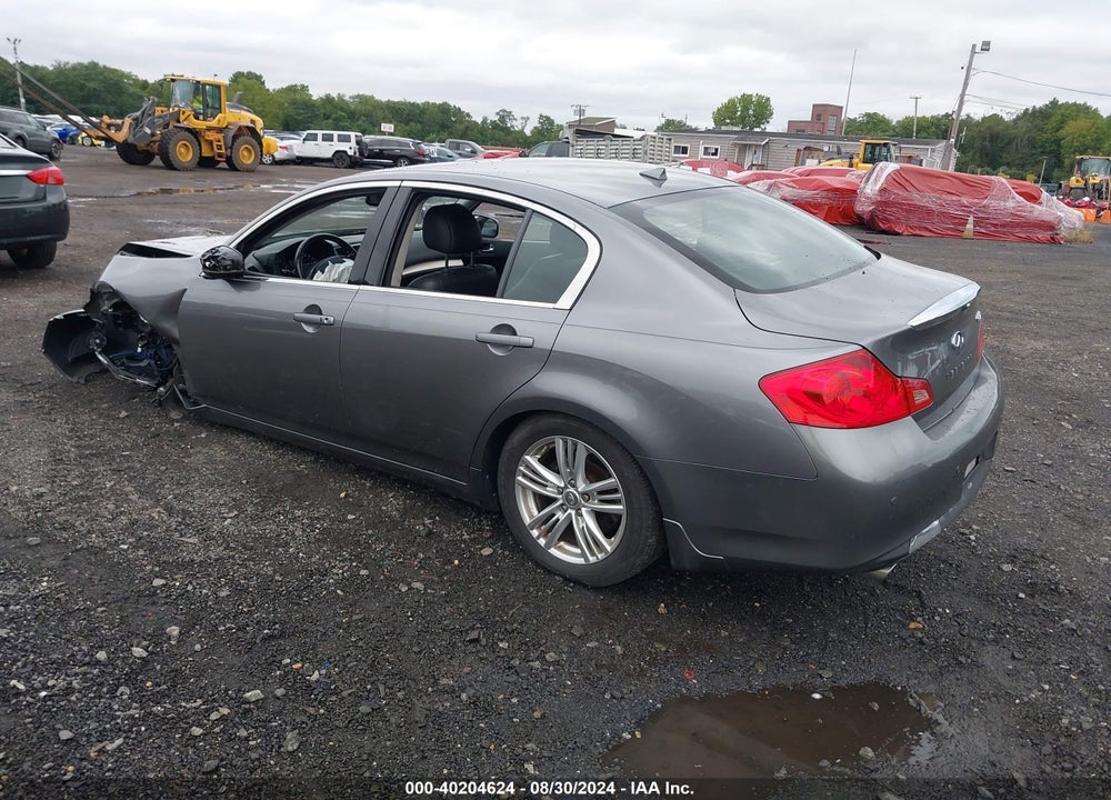 2011 INFINITI G37X VIN: JN1CV6AR9BM406646